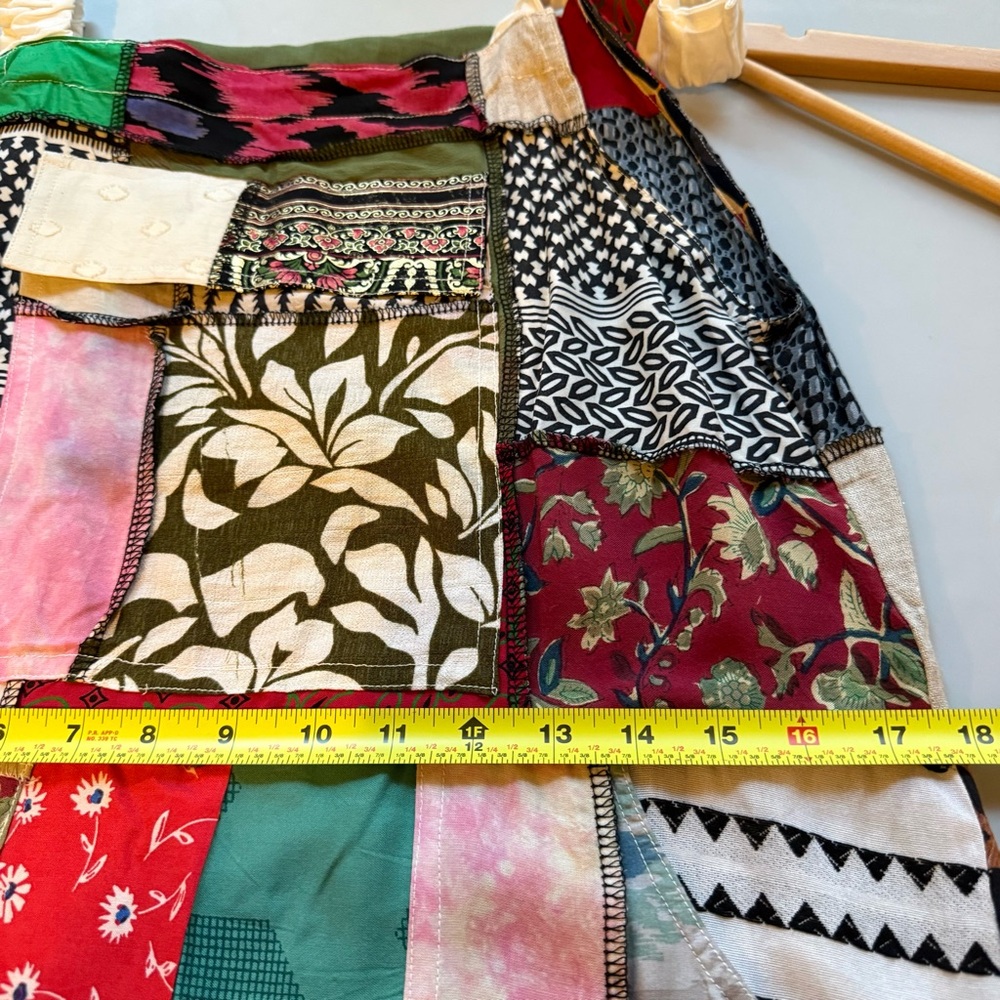 Advance Apparels Multicolor Patchwork Jumpsuit NWT - image 11